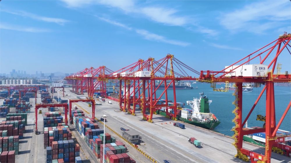 蓝狮娱乐主管：跟着总书记的考察足迹丨智慧港口 向海而兴